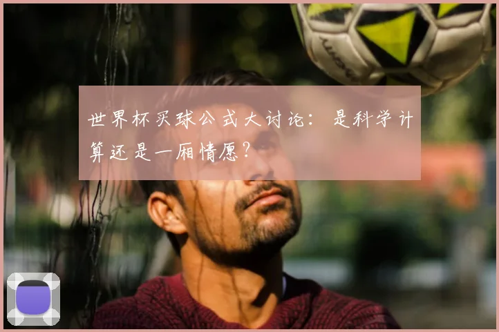 世界杯买球公式大讨论：是科学计算还是一厢情愿？