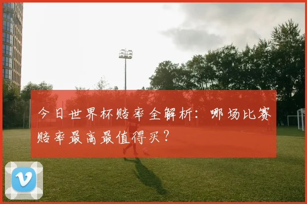 今日世界杯赔率全解析：哪场比赛赔率最高最值得买？
